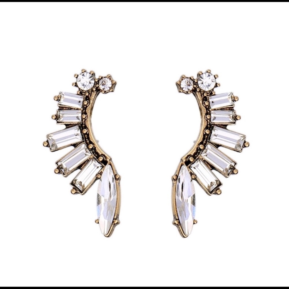 CZ Jacket Earring